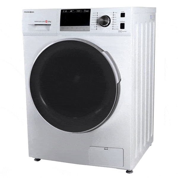 ماشین لباسشویی پاکشوما مدل TFB – 86403  ظرفیت ۸ کیلوگرم سفید