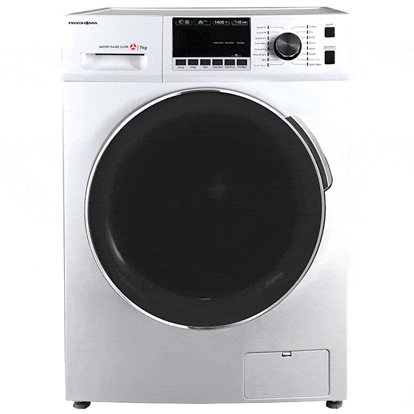 ماشین لباسشویی پاکشوما مدل BWF 40714 W ظرفیت 7 کیلوگرم سفید