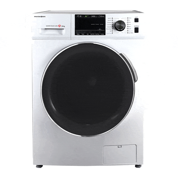 ماشین لباسشویی پاکشوما مدل BWF 40804 WT ظرفیت 8 کیلوگرم سفید